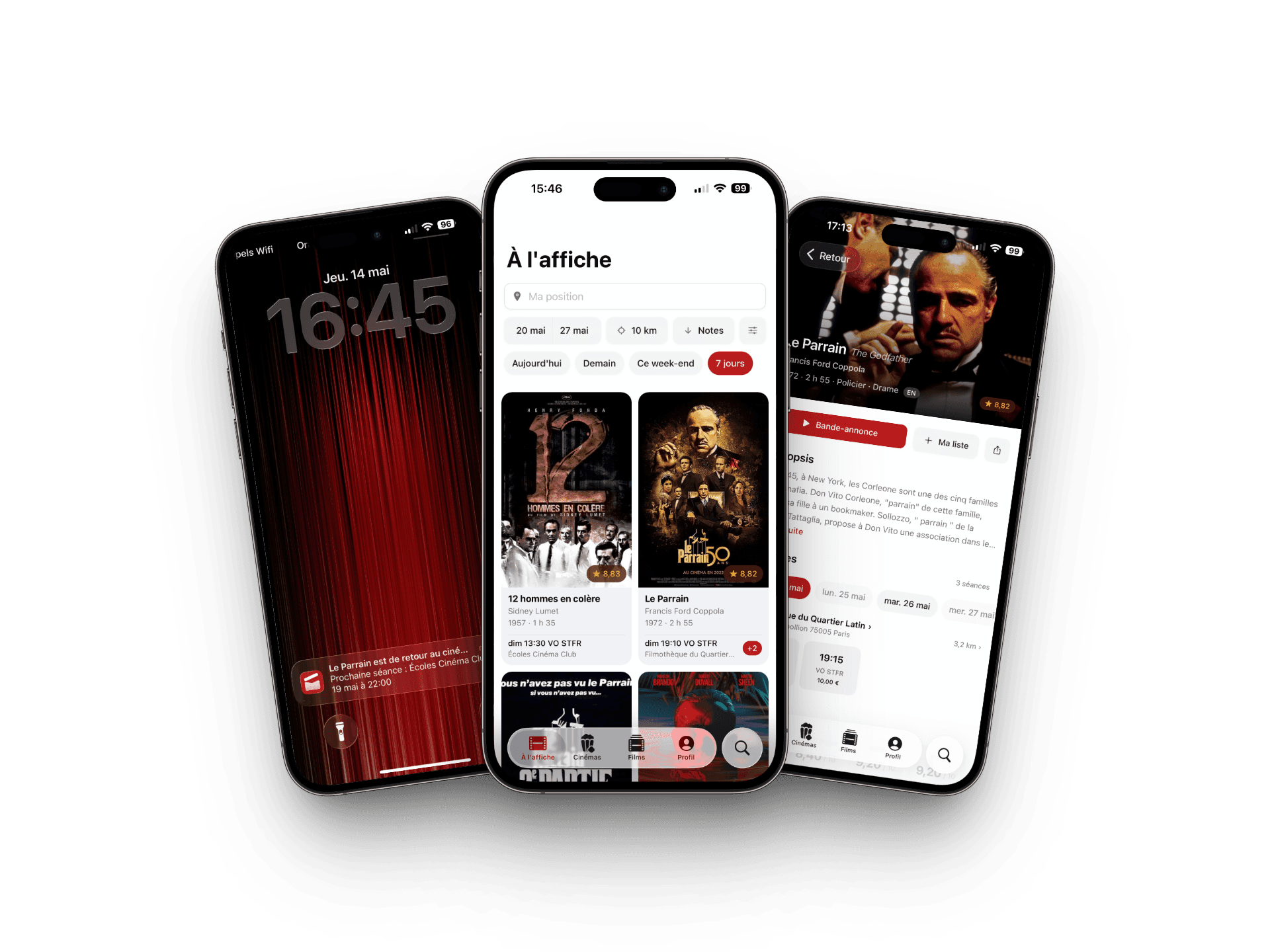 Écrans iPhone de MacGuffin